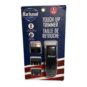 Barbasol Touch-Up Trimmer With 3 Guide Combs & Battery-Powered Precision Blades
